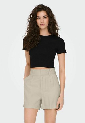 CIRKELINE CROP NOOS - Basic T-shirt - black