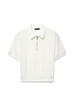 Calliope, T-SHIRT TINTA UNITA - Polo shirt - bianco lana
