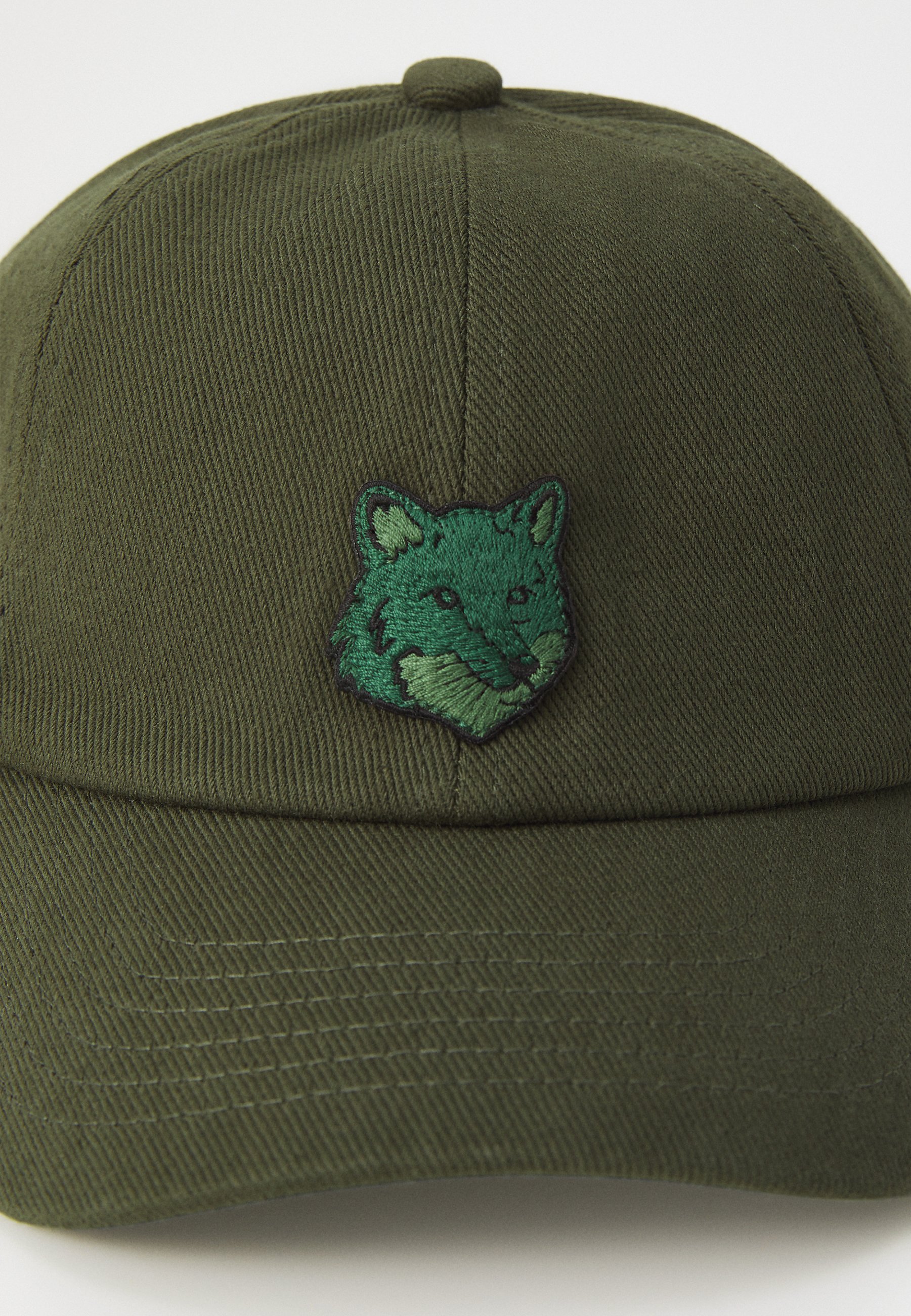 Maison Kitsuné BOLD FOX HEAD UNISEX - Cap - ranger green/green
