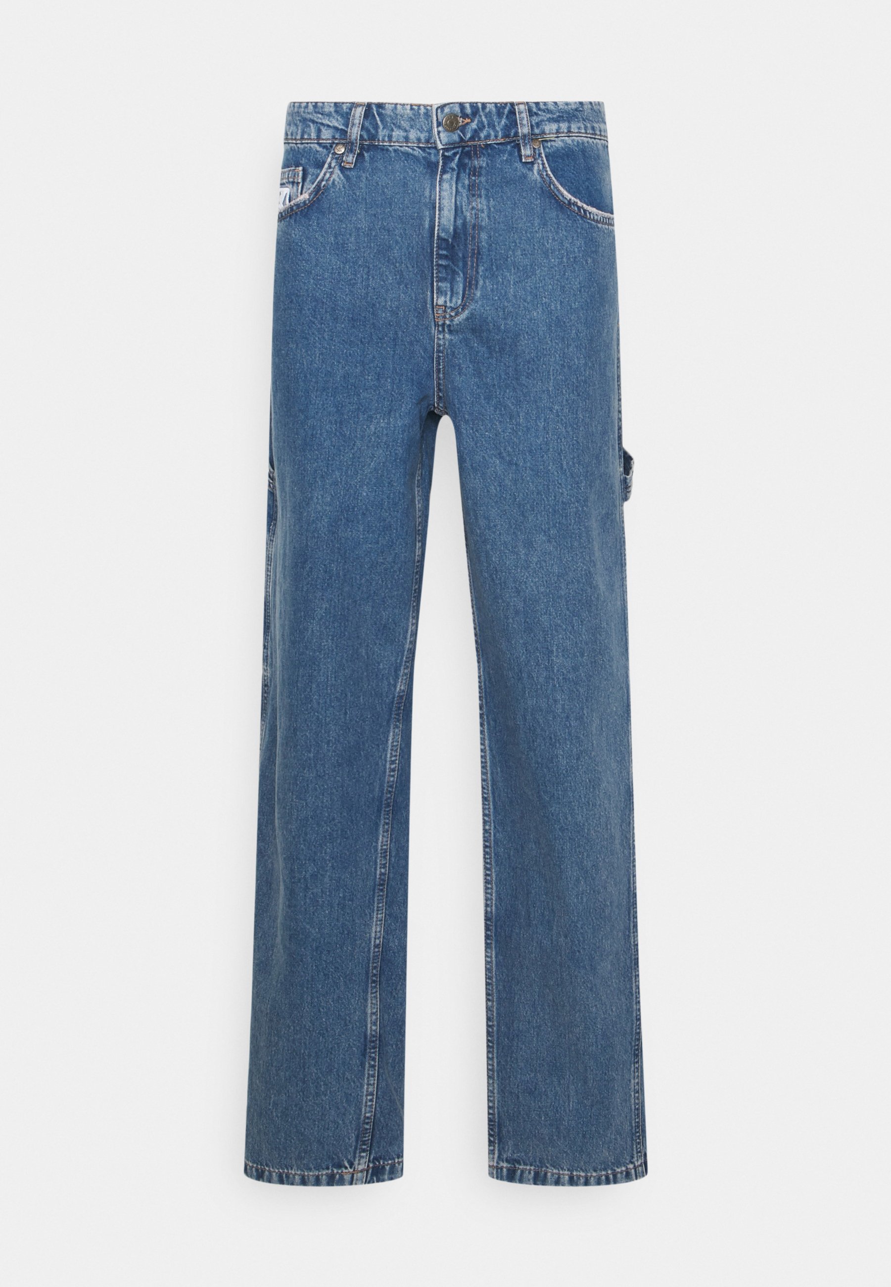 Karl Kani RETRO BAGGY WORKWEAR - Relaxed fit jeans - vintage indigo/dark  blue - Zalando.de