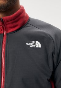 The North Face M GLACIER HEAVYWEIGHT FULL ZIP - Jakna od flisa - garnet red/asphalt grey