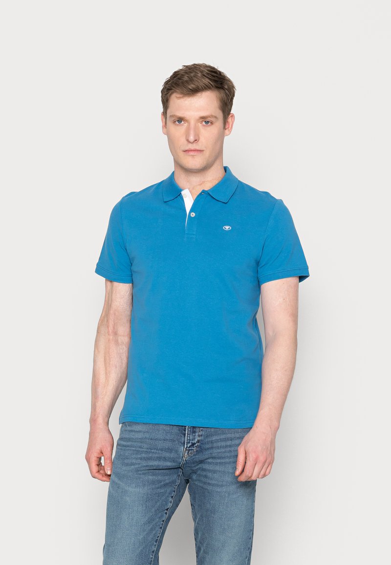TOM TAILOR BASIC - Polo - vallarta blue