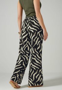 Long Tall Sally WIDE LEG - Broek - black