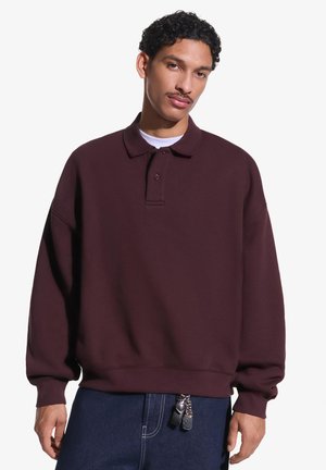 COLLAR - Hosszú ujjú felső - bordeaux