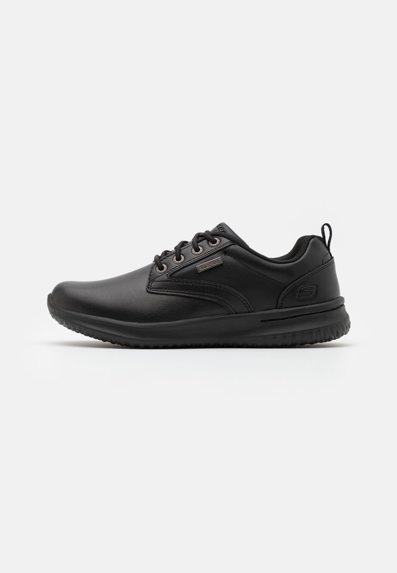 Skechers DELSON - Stringate sportive - black