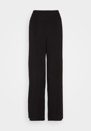 ONLY ONLNOVA LIFE WIDE LEGGED - Püksid - black