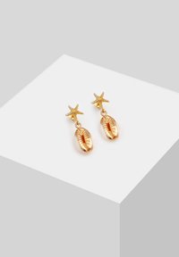 Elli SHELL STAR FISH - Ohrringe - gold-coloured
