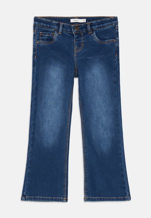 NMFSALLI  - Flared-farkut - dark blue denim