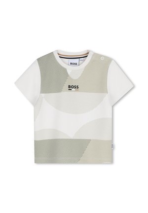 BOSS Kidswear, TEE-SHIRT MANCHES COURTES - T-shirt imprimé - ivory