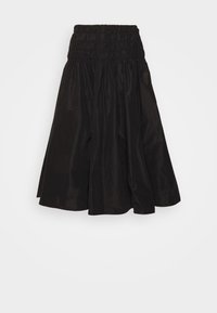 JUNNALY - Falda acampanada - noir
