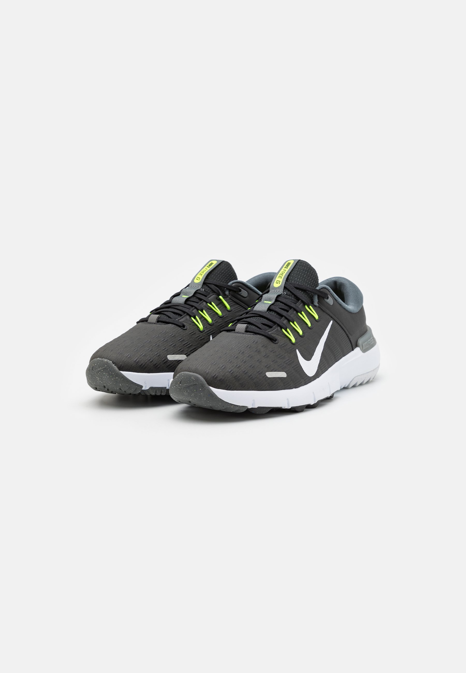 Nike Golf FREE GOLF - Golf shoes - black/white/iron grey