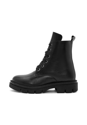 Botines con plataforma - black