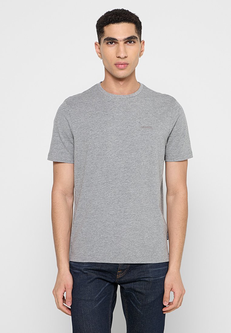 Hechter Paris T-shirt basic grijs Hechter Paris T-shirt basic grijs