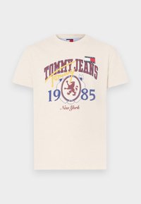 VARSITY NOVELTY TEE UNISEX - Camiseta estampada - oat marl