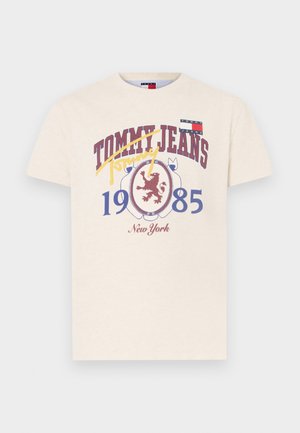 VARSITY NOVELTY TEE UNISEX - T-shirts med print - oat marl