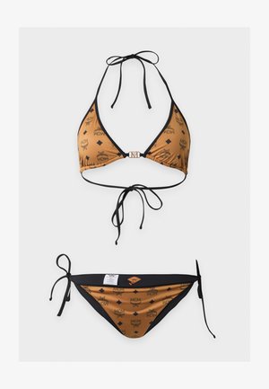 MCM, SET - Bikini - cognac