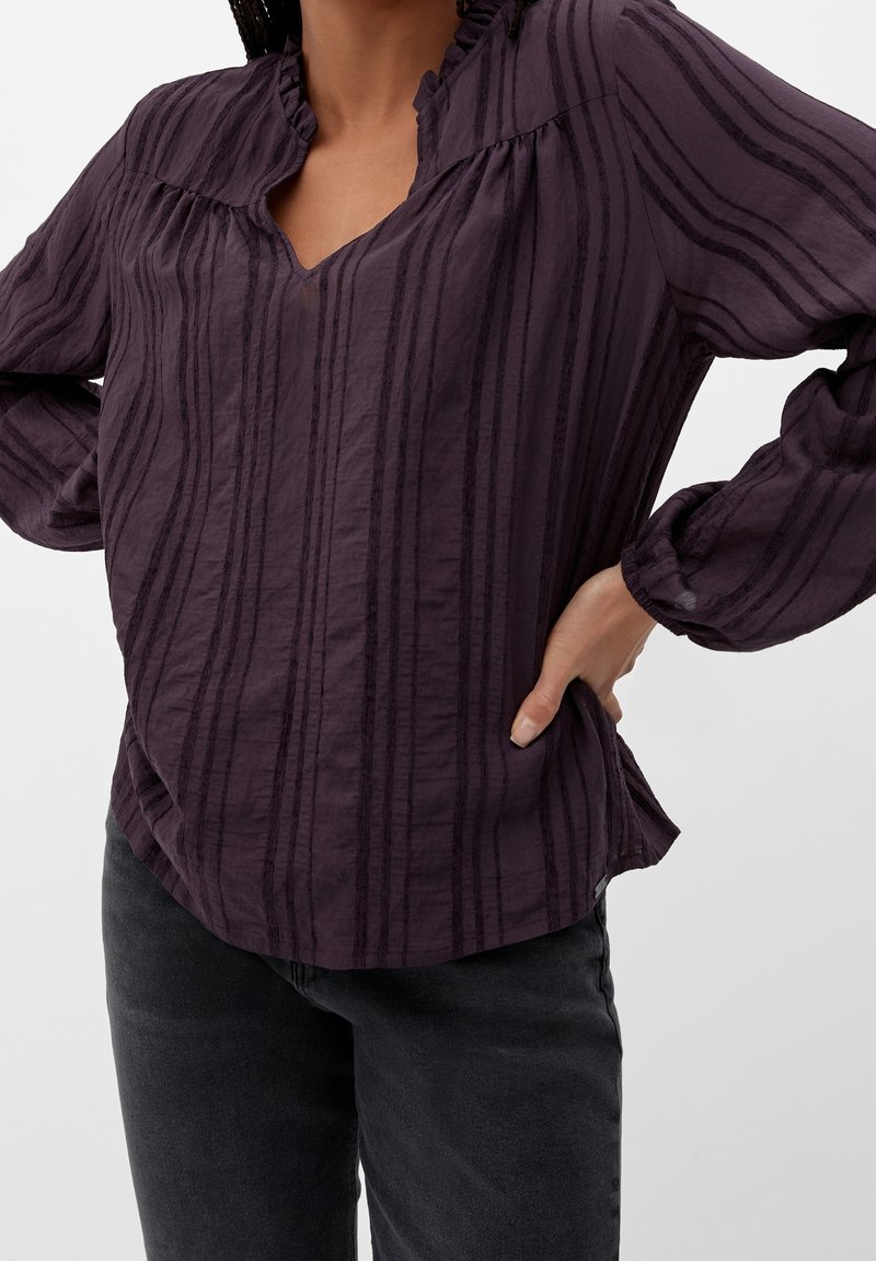 QS Bluse - bordeaux
