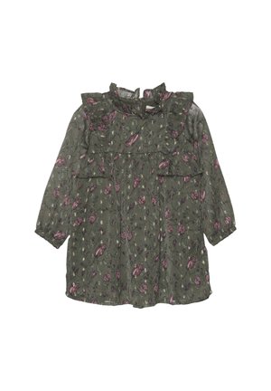 FLOWER DOT - Freizeitkleid - olive night