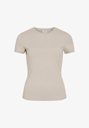 VILA, Short Sleeved VIKENZA Round neck - Tricou basic - silver gray