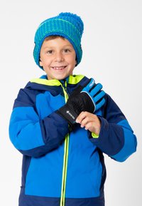 Reusch TEDDY GORE-TEX - Handsker - black/brilliant blue