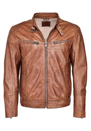 Mustang Leren jas - cognac