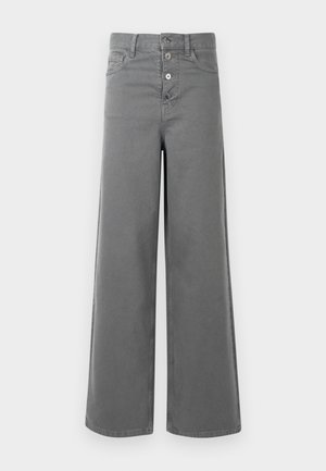 STEWART PANTS - Leveälahkeiset - stone