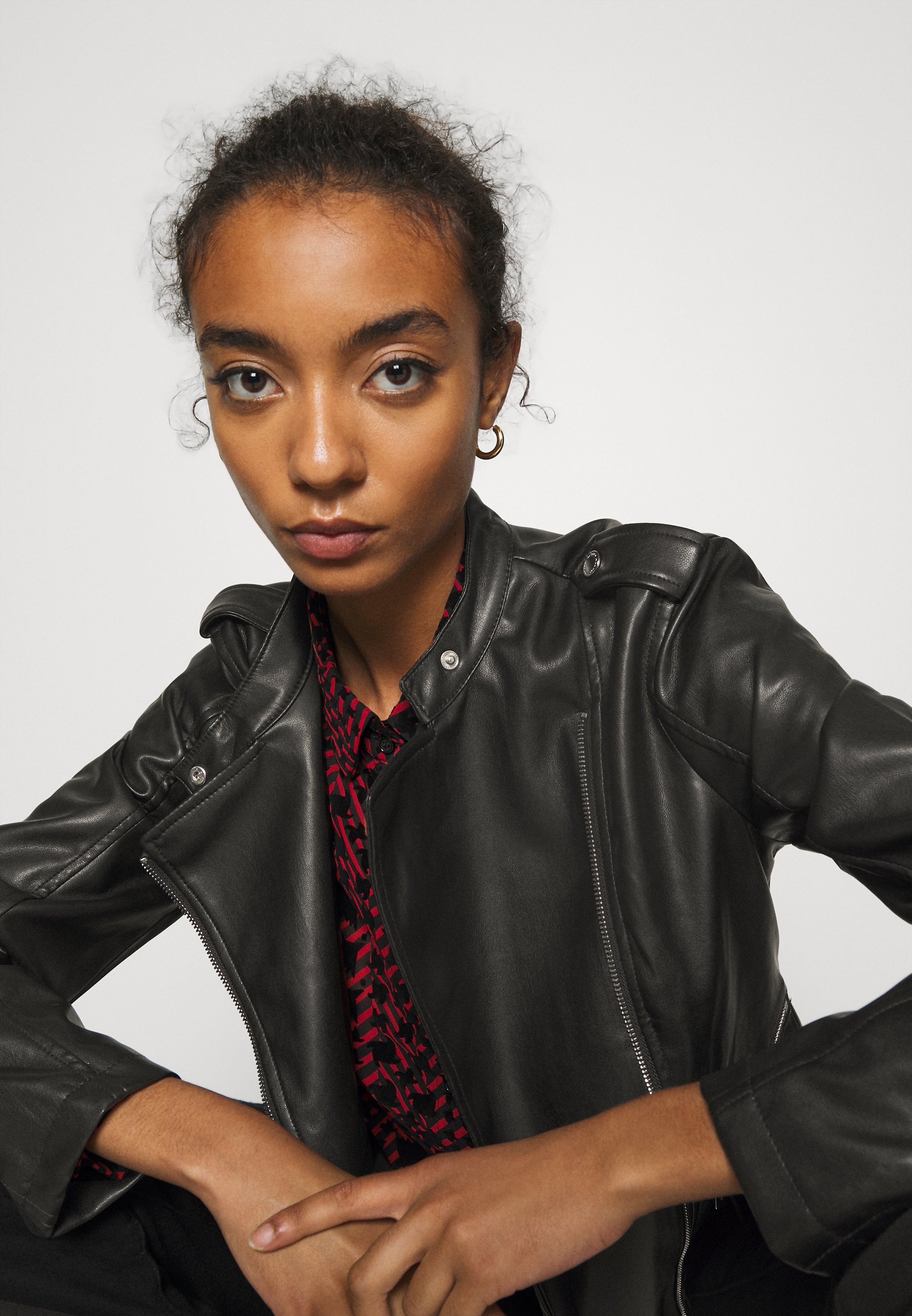 Morgan Veste en similicuir noir ZALANDO.FR Morgan Veste en similicuir noir ZALANDO.FR