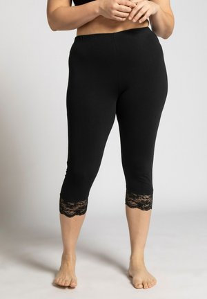 Ulla Popken Leggings - Stockings - blue