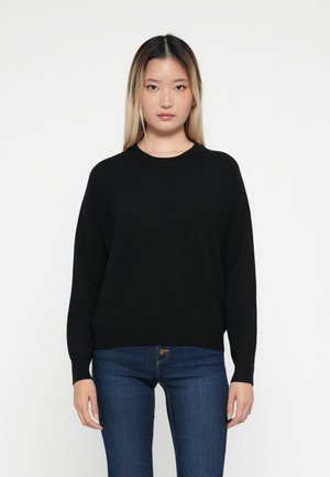 CREW NECK - Neule - black