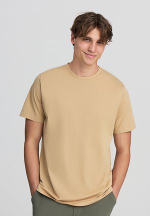 Terranova TINTA UNITA - T-shirt basic - beige chiaro