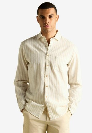 LONG SLEEVE FIT - Krekls - cream white stripe