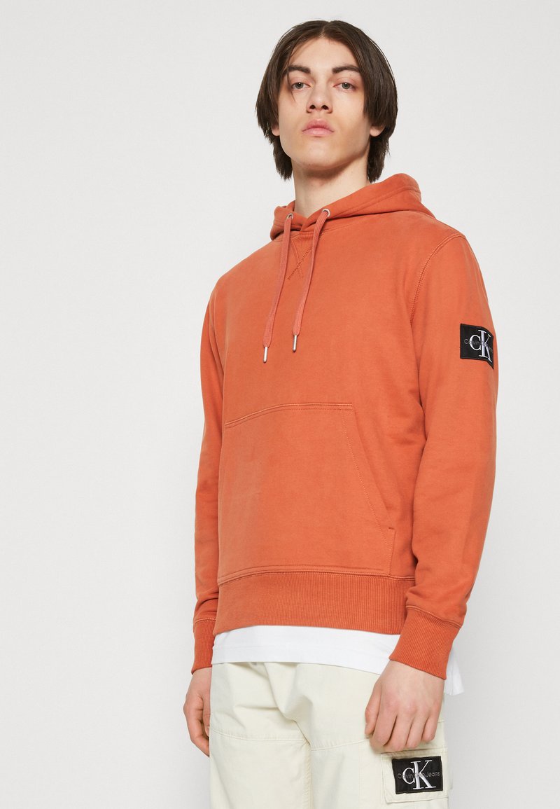 Calvin Klein Jeans Sweatshirt - auburn/orange - Zalando.de