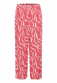 Unselected, cayenne ant white zebra print