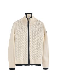 NAUTIC CABLE ZIPPERED - Vest - ecru