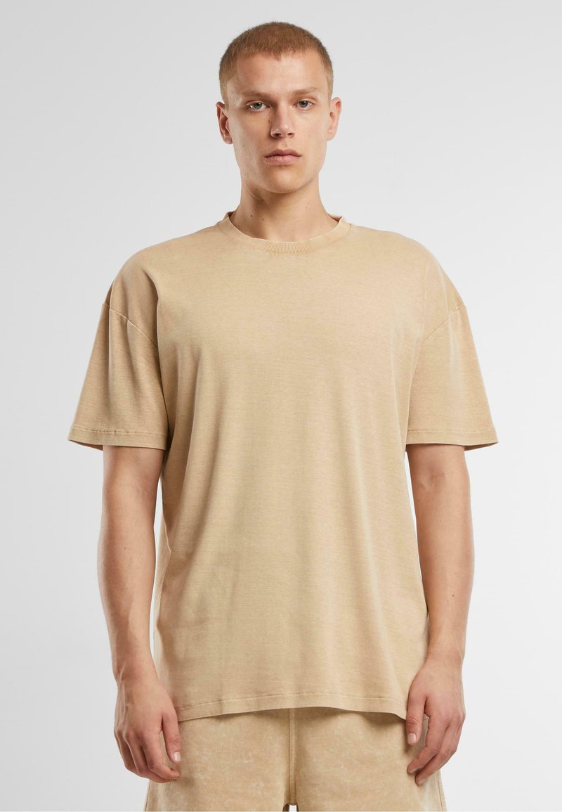 Urban Classics WASHED TEE - Basic póló - unionbeige