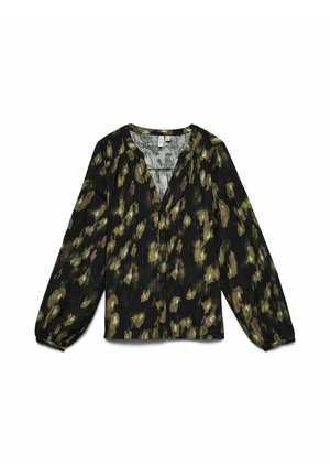Vero Moda Curve, SHIRT VMCLANINI SHIRT - Blouse - black