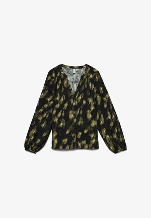 Vero Moda Curve, SHIRT VMCLANINI SHIRT - Blouse - black