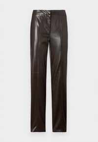 VMVIPS STRAIGHT PANT - Tygbyxor - chocolate torte