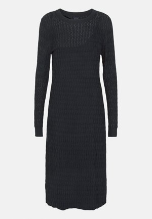 Gap Tall, TEXTURED DRESS - Robe fourreau - black