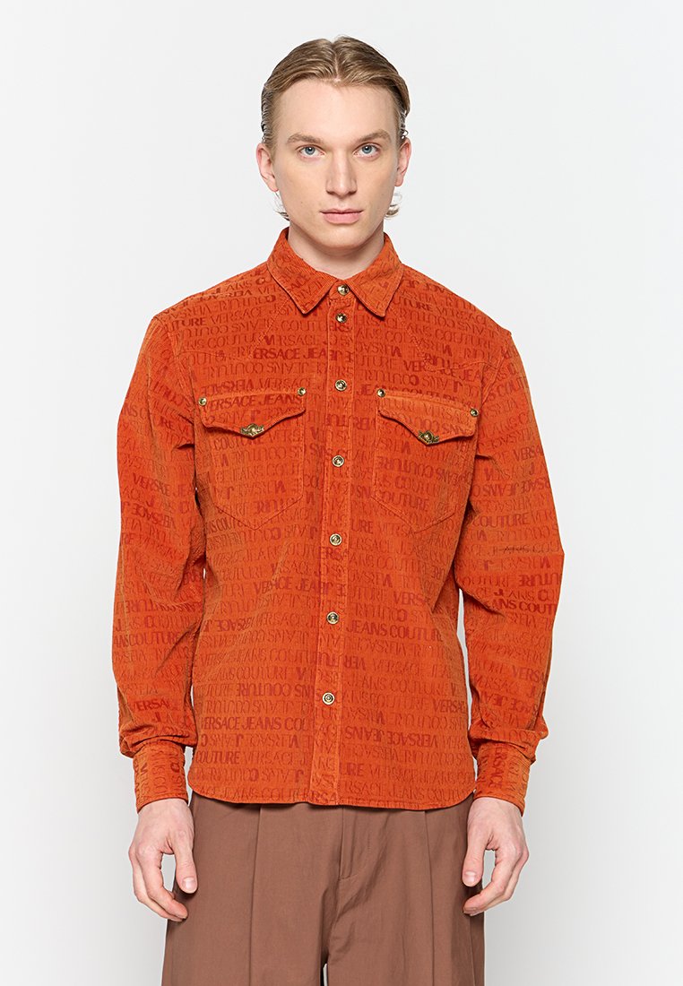 Versace Jeans Couture Overhemd oranje Versace Jeans Couture Overhemd oranje
