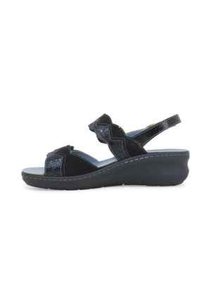 Melluso Sandali con zeppa - blu notte