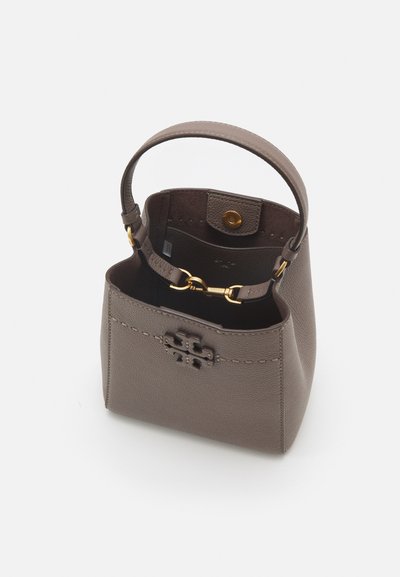 Tory Burch SMALL BUCKET BAG - Kabelka - silver maple