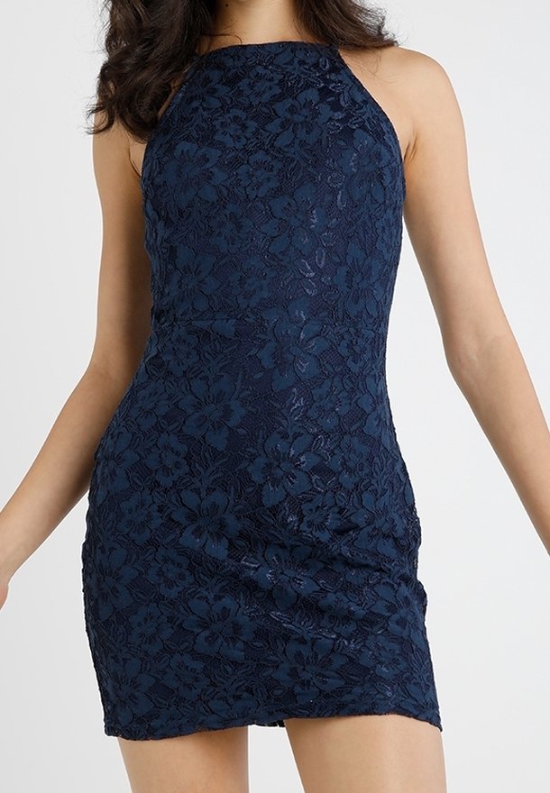 Missguided Cocktail dress / Party dress - dark blue - (Pre-owned) - Zalando.ie Missguided Cocktail dress / Party dress - dark blue - (Pre-owned) - Zalando.ie