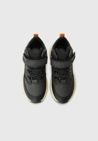 Geox FLEXYPER PLUS - Bottines à lacets - black/military