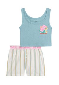 Marks & Spencer 2 PACK RICH STRIPED SET - Pyžamová sada - light turq mix