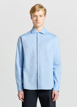 Calliope, CAMICIA TINTA UNITA - Hemd - azzurro