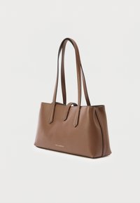 KARL LAGERFELD AUTOGRAPH PADLOCK - Kézitáska - dark friar brown