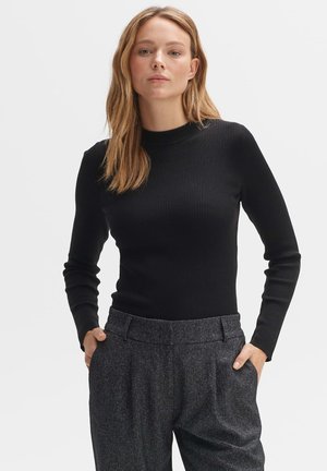 PEFFA - Strickpullover - black