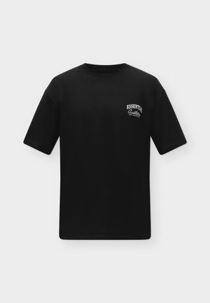Jack & Jones, JJEORGANIC RELAXED STUDIO TEE - Trükipildiga T-särk - black