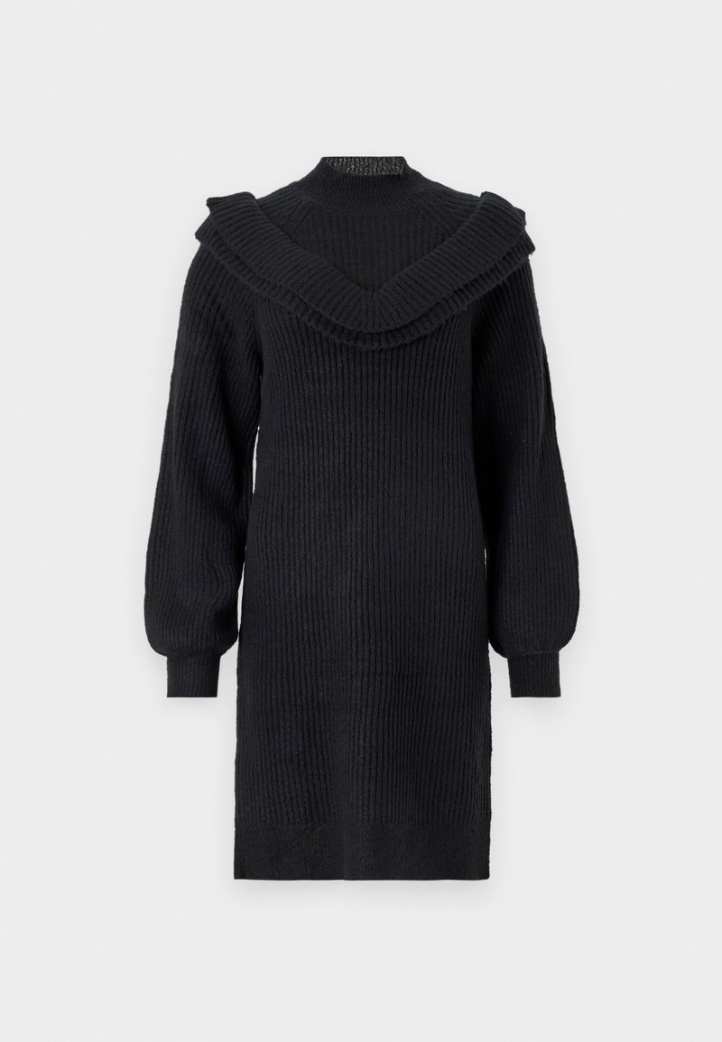 Vila Gebreide jurk zwart Vila Gebreide jurk zwart